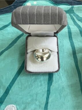 Classic Polished Dome Silver Ring - Women's Jewelry